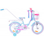 Detský bicykel 16" Fuzlu Lilly slabo modrý